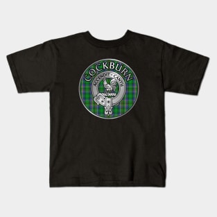 Clan Cockburn Crest & Tartan Kids T-Shirt